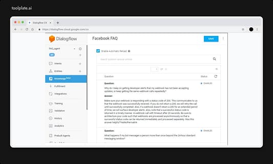 Google Dialogflow Tool Image 1