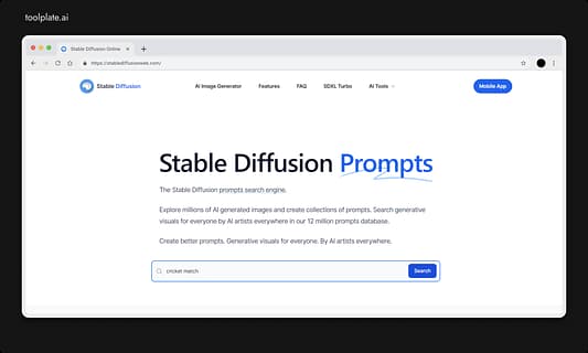 Stable Diffusion Web Tool Image 5