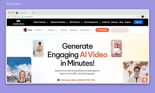 Wondershare Virbo Tool Image 1