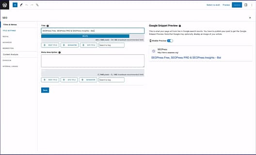 SEOPress Tool Image 2