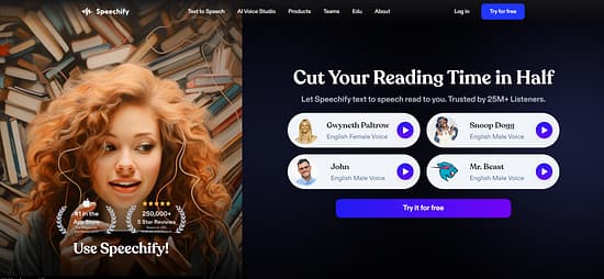 Speechify Tool Image 1
