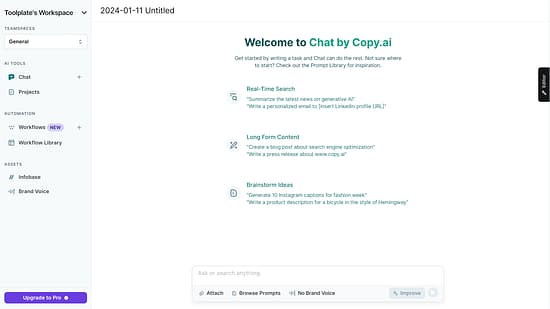 Copy.ai Tool Image 1