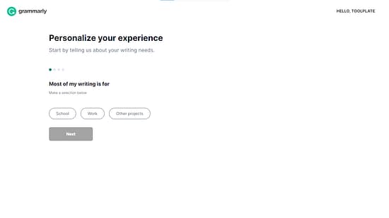 Grammarly Tool Image 1