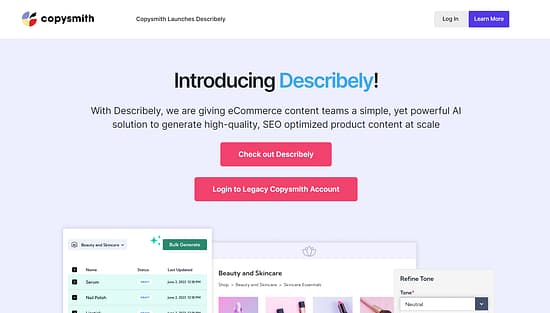 Copysmith AI Tool Image 1