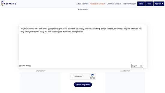 Rephrase.info Tool Image 3