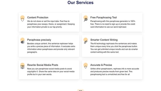 Rephrase.info Tool Image 6