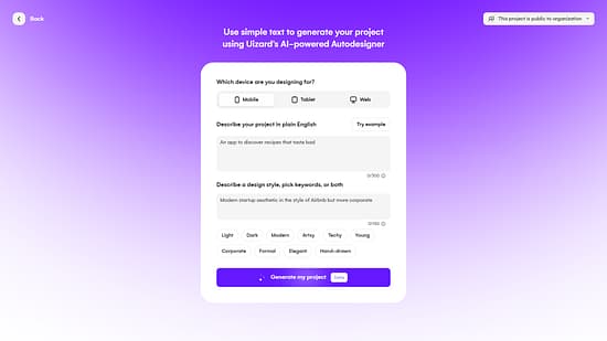 Uizard Tool Image 3