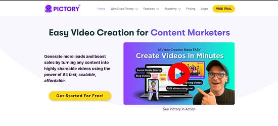 Pictory AI Tool Image 1