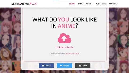 Selfie2Anime Tool Image 1