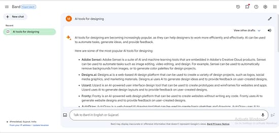 Google Bard Tool Image 2