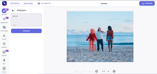 LightX Tool Image 6