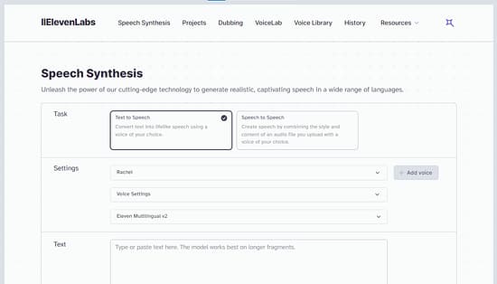 ElevenLabs Tool Image 1