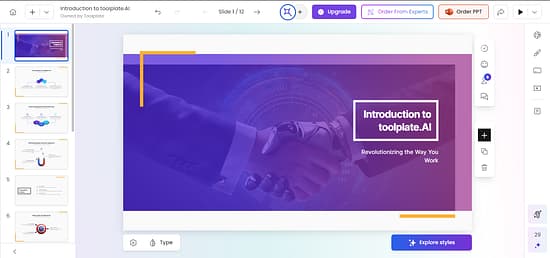 Presentation.AI Tool Image 6
