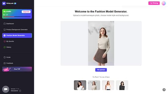 Wondershare VirtuLook Tool Image 3