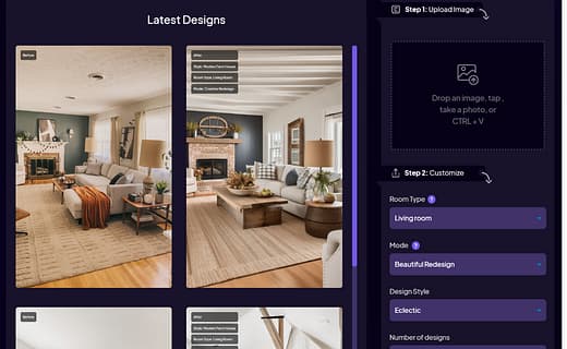 HomeDesignsAI Tool Image 3