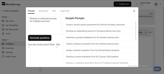 Block Survey Tool Image 7