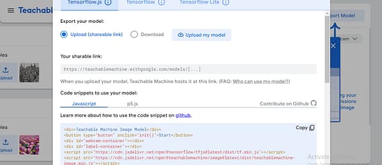 Teachable Machine AI Tool Image 5