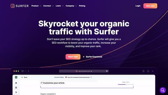 Surfer SEO Tool Image 1