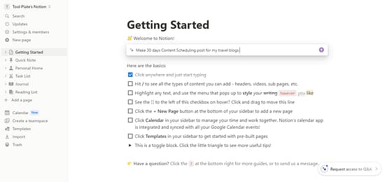 Notion AI Tool Image 3