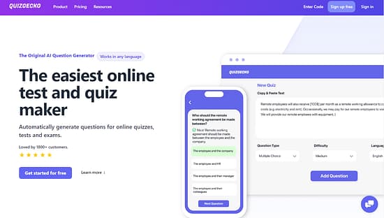 QuizGecko AI Tool Image 4