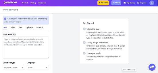 QuizGecko AI Tool Image 6