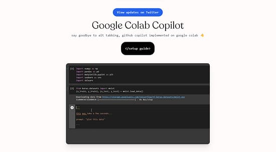 Google Colab Copilot Tool Image 1