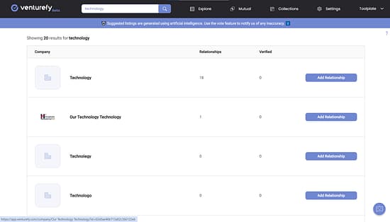 Venturefy Tool Image 4