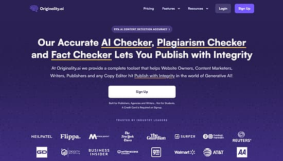 Originality AI Tool Image 1