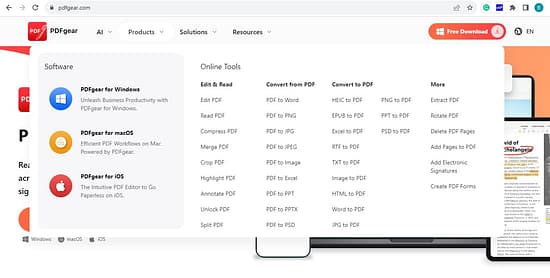 PDFGear Tool Image 5