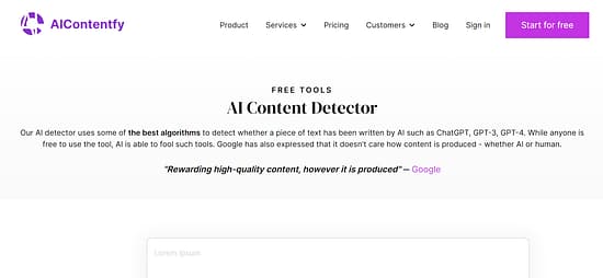 AIContentfy Tool Image 1