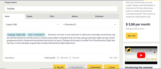 Voicebooking Tool Image 2