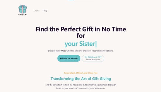 Gift Ideas AI Tool Image 1