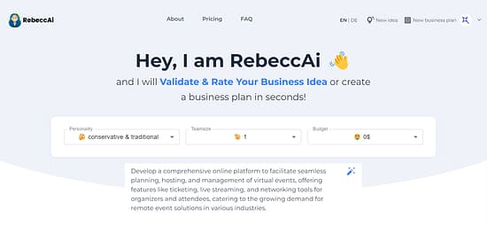 RebeccAI Tool Image 1