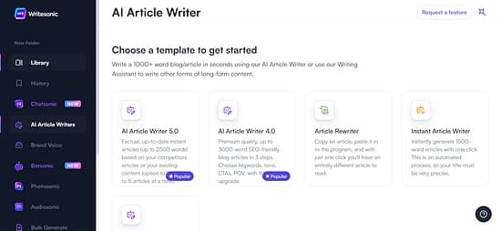 Writesonic Tool Image 4
