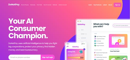 DoNotPay Tool Image 1