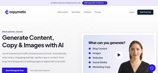 Copymatic AI Tool Image 1