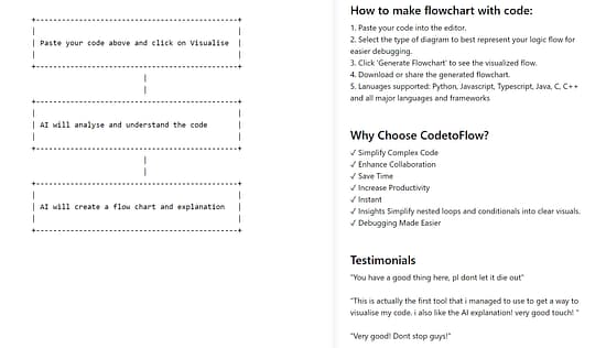 Code To Flow Tool Image 2