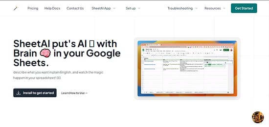 SheetAI Tool Image 1