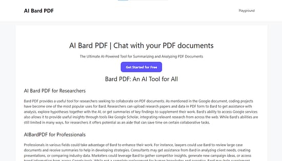 Bard PDF Tool Image 1