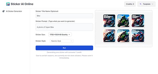 Sticker AI Online Tool Image 2