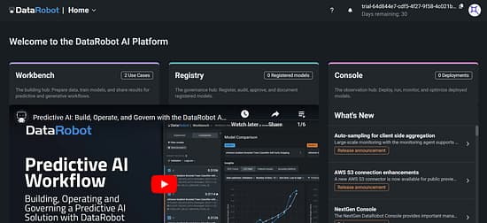 DataRobot Tool Image 1
