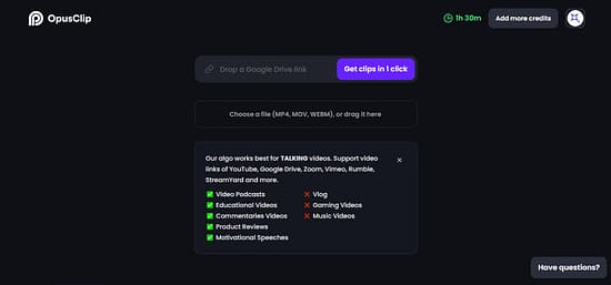 OpusClip Tool Image 5