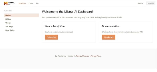 Mistral AI Tool Image 1