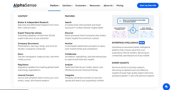 AlphaSense Tool Image 3