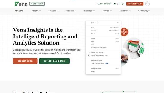 Vena Insights Tool Image 1