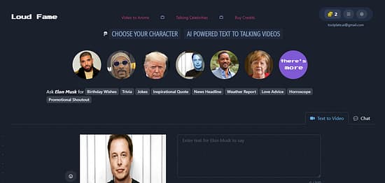 Loud Fame AI Tool Image 3