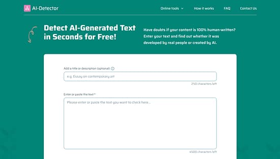 AI- Detector Tool Image 5