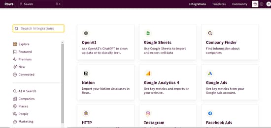 Rows AI Tool Image 5