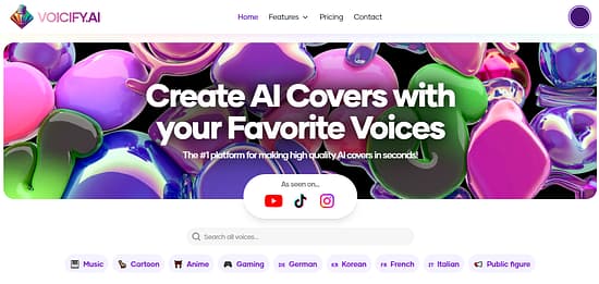 Voicify AI Tool Image 1