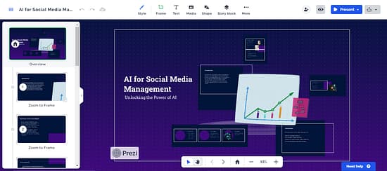 Prezi AI Tool Image 3